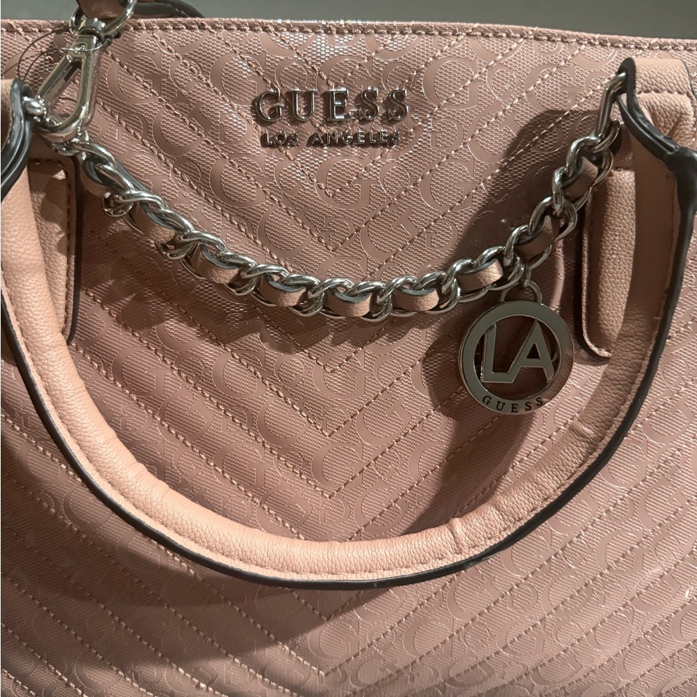 GUESS Pink Quilted Women's Bag